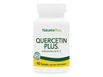 Кверцетин Плюс і Вітамін С, Quercetin Plus with Vitamin C Natures Plus, 90 таблеток
