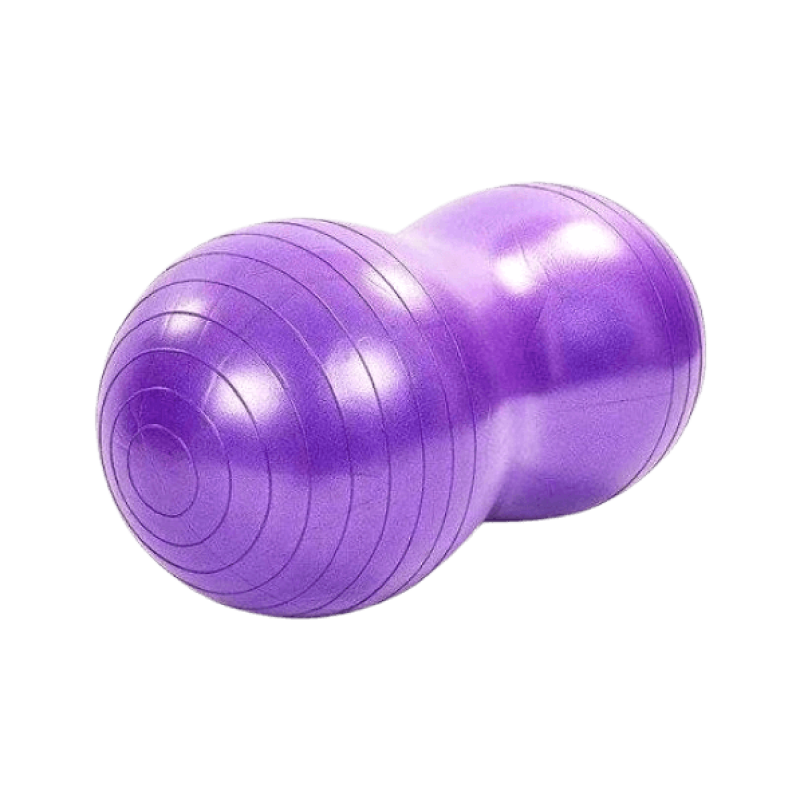 Набір для фітнесу EasyFit: Килимок 180x60 см, товщина 10 мм, NBR + М'яч для фітнесу Peanut (фітбол горіх-арахіс), Діаметр 45 см, Довжина 90 см + Балансувальна масажна подушка Cushion-2, Діаметр 32 см, Максимальне навантаження 120 кг, ПВХ