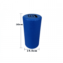 Набор для МФР: Массажный ролик EasyFit Foam Roller 30 см + Массажный мячик EasyFit PVC 7.5 см жесткий + Массажный мячик EasyFit TPR двойной 12х6 см