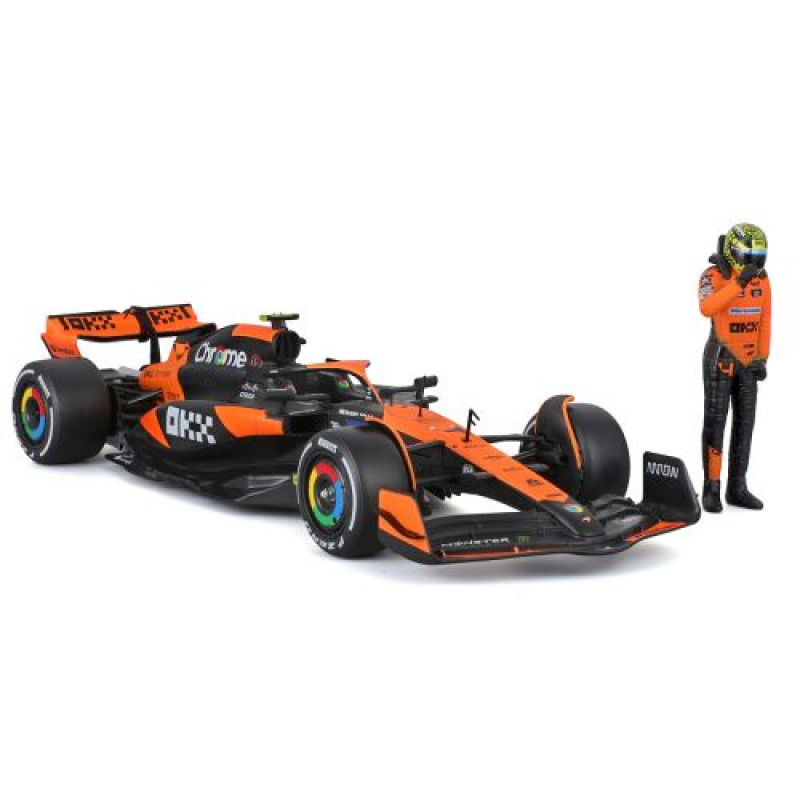 Автомодель с фигуркой - McLaren MCL38 (1:24)