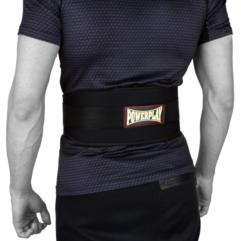 Пояс для важкої атлетики PowerPlay 5535 неопреновий Чорний XL