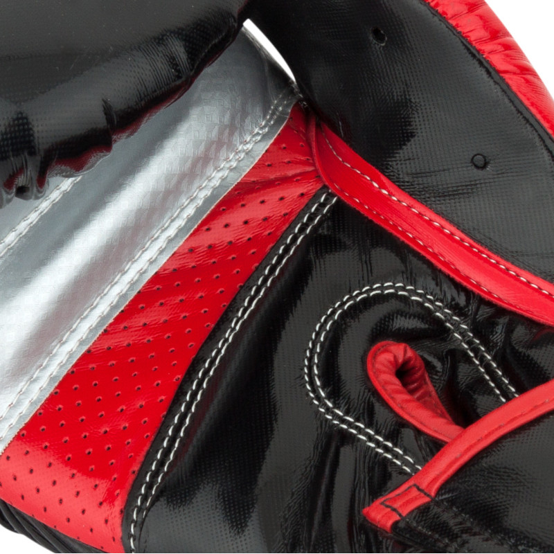 Боксерські рукавиці PowerPlay 3007 Scorpio Чорні карбон 10 унцій