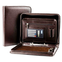 Папка з еко шкіри Amo коричнева Ssbw10 brown