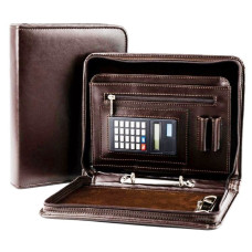 Папка з еко шкіри Amo коричнева Ssbw10 brown