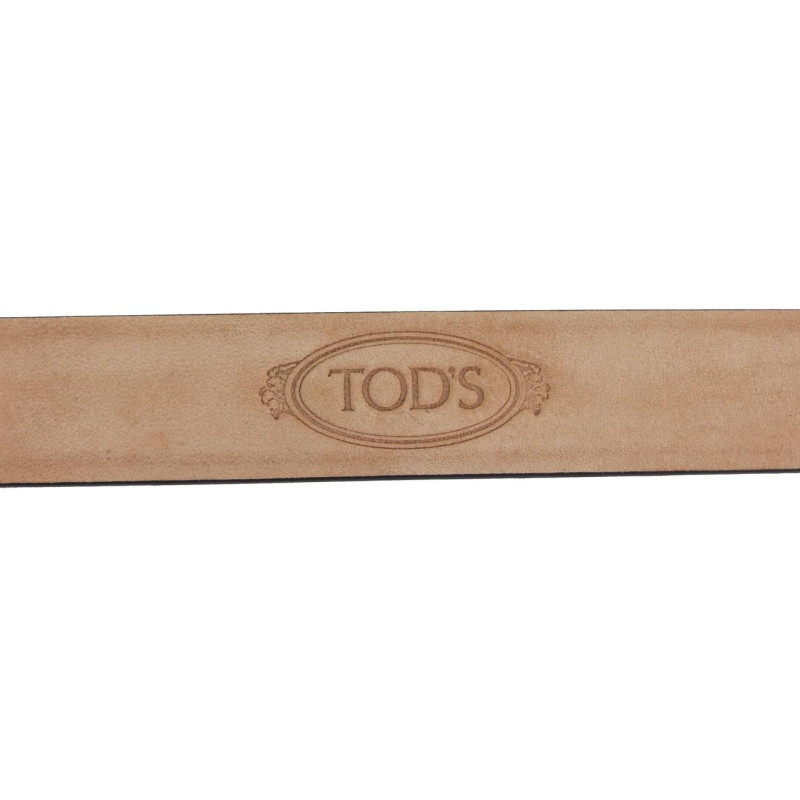 Жіночий шкіряний ремінь Tod's, Італія, чорний