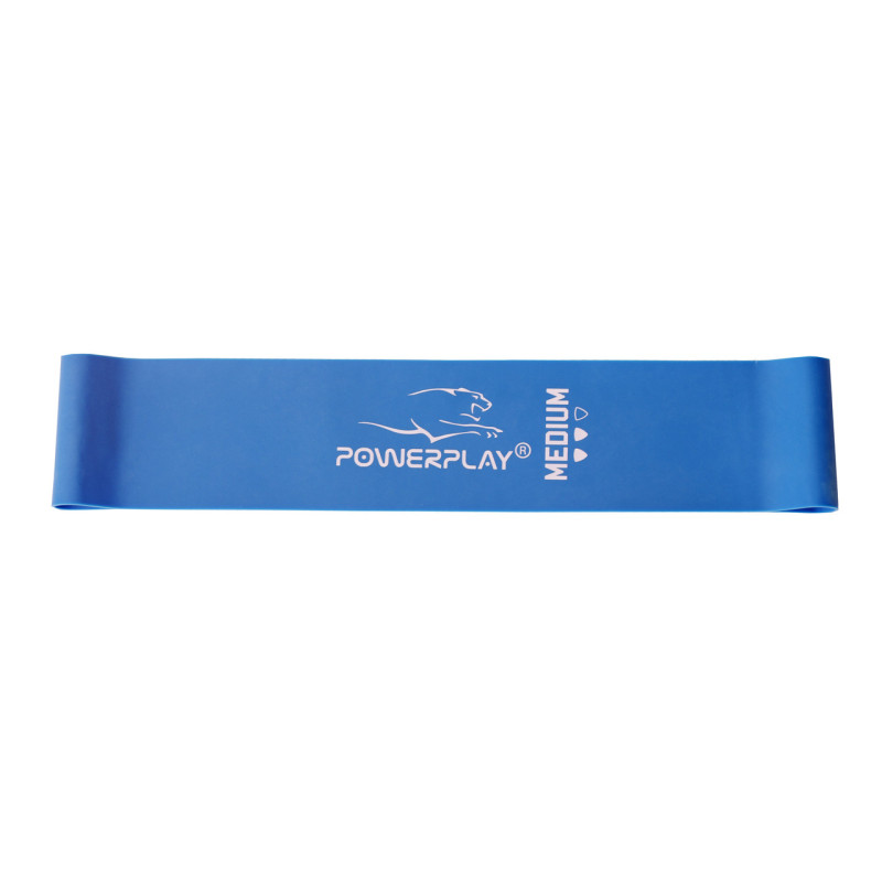 Резинка для фітнесу PowerPlay 4114 Mini Power Band 1мм. Medium Сіня (8-12кг)
