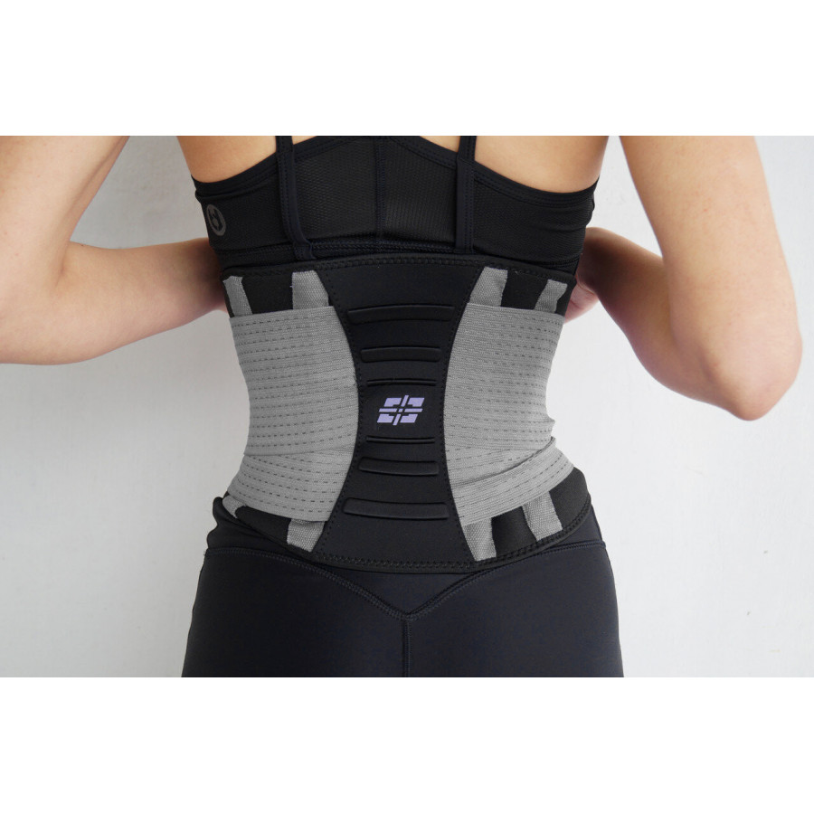 Пояс-корсет для підтримки спини Power System PS-6031 Waist Shaper Grey L/XL