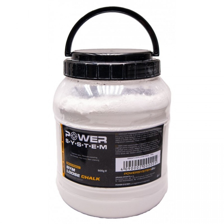 Магнезія спортивна суха PowerSystem PS-4090 Powder Chalk 500 г.