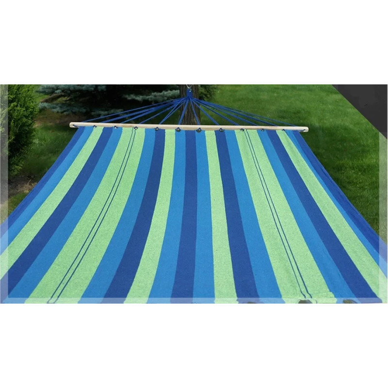 Одномісний гамак RIO XL Зелений 200х100 з планкою WCG