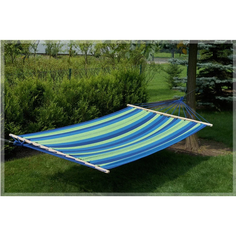 Одномісний гамак RIO XL Зелений 200х100 з планкою WCG