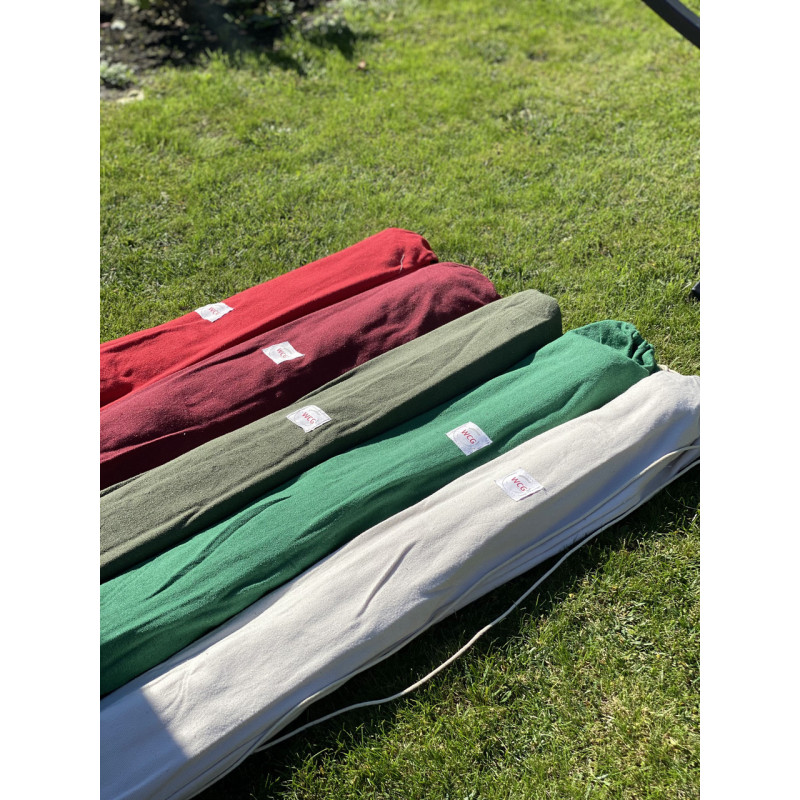 Монотонний гамак з планкою WISH салатовий одномісний XL 200х100 WCG