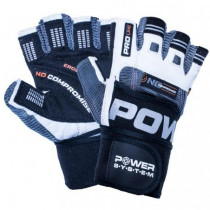 Рукавички для фітнесу Power System PS-2700 No Compromise Grey/White XL Рукавички для фітнесу Power System PS-2700 No Compromise Grey/White XL