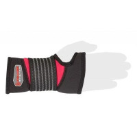 Бандаж на зап'ястя Power System PS-6010 NEO Wrist Support Black L/XL, Неопрен, Чорно-червоний