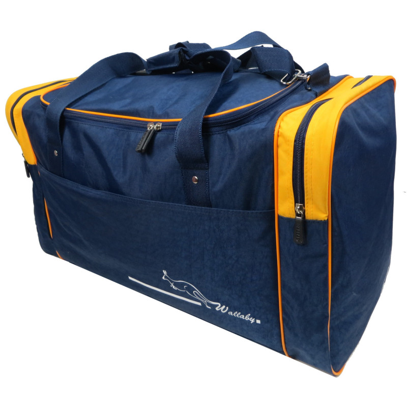 Сумка дорожная 62L Wallaby, Украина синяя с желтым