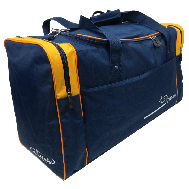 Сумка дорожная 62L Wallaby, Украина синяя с желтым