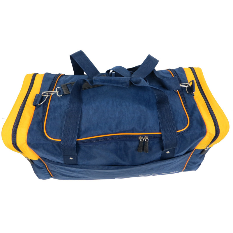 Сумка дорожная 62L Wallaby, Украина синяя с желтым
