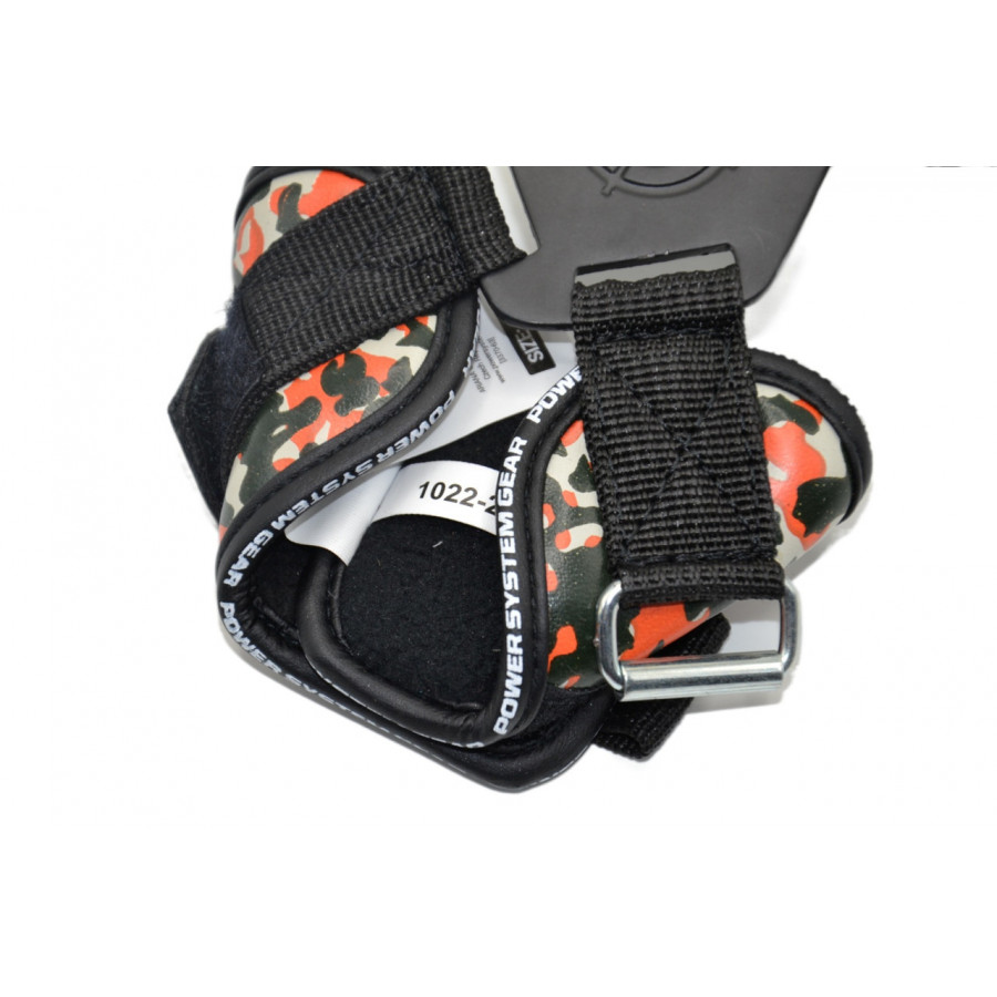 Гаки для тяги на зап'ястя Power System PS-3370 Hooks Camo Black/Red XL