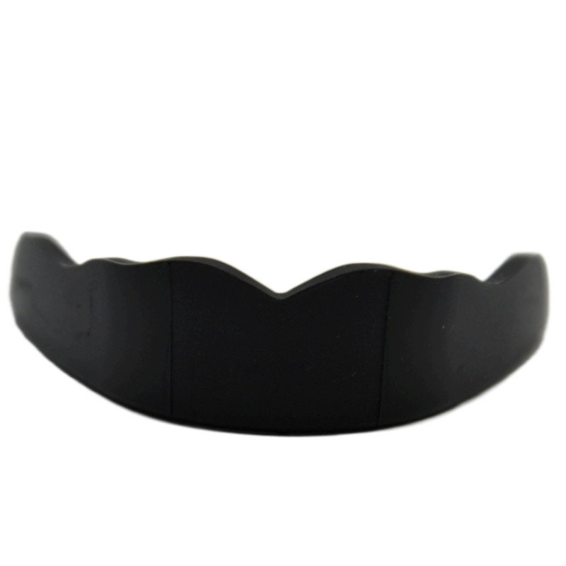 Капа боксерська PowerPlay 3318 JR, Дитяча (вік до 10 років), Посадка: кип’ятіння + прикус, Термопластик, Чорний