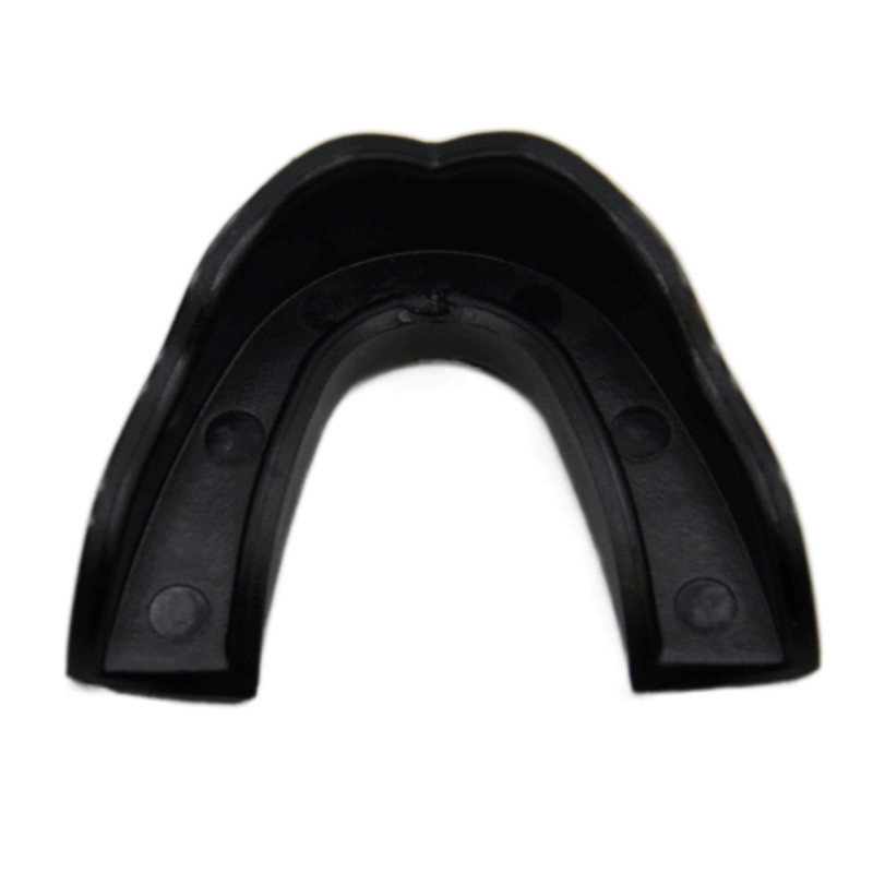 Капа боксерська PowerPlay 3318 JR, Дитяча (вік до 10 років), Посадка: кип’ятіння + прикус, Термопластик, Чорний