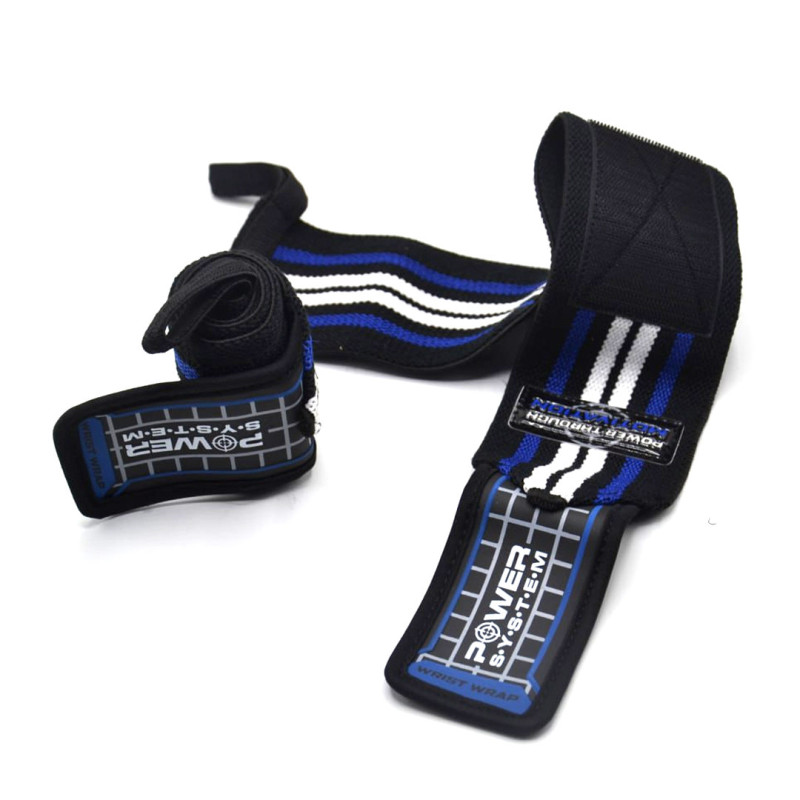 Кистьові бинти Power System PS-3500 Wrist Wraps Blue/Black