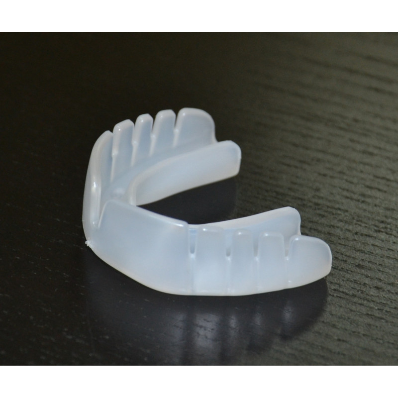 Капа боксерская OPRO Snap-Fit, Взрослая (11+) Clear (арт.002139015), Посадка: готова к использованию (не требует кипячения), EVA-полимер, Прозрачный