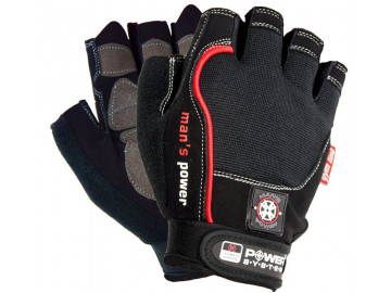 Рукавички для фітнесу Power System PS-2580 Man’s Power Black XXL
