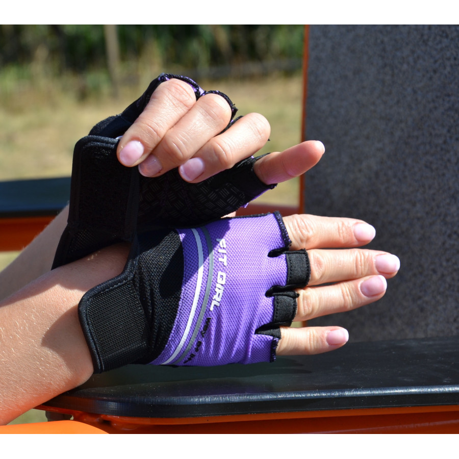 Рукавички для фітнесу Power System PS-2920 Fit Girl Evo Purple M
