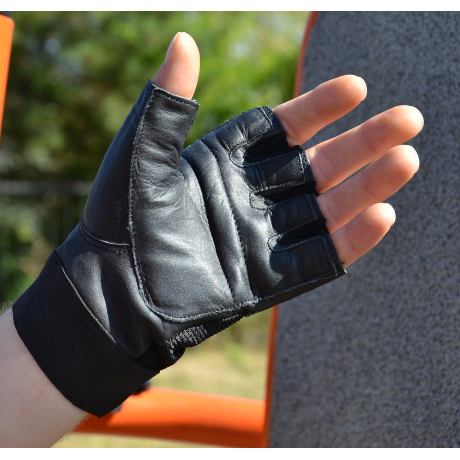 Рукавички для фітнесу MadMax MFG-248 Clasic Exclusive Black S