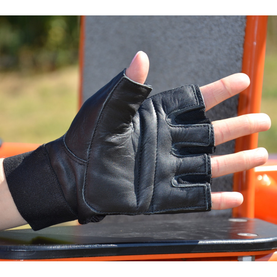 Рукавички для фітнесу MadMax MFG-248 Clasic Exclusive Black S
