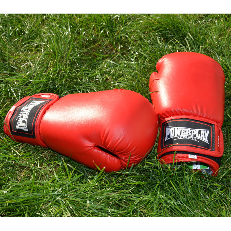 Боксерські рукавиці PowerPlay 3004 Classic Червоні 8 унцій