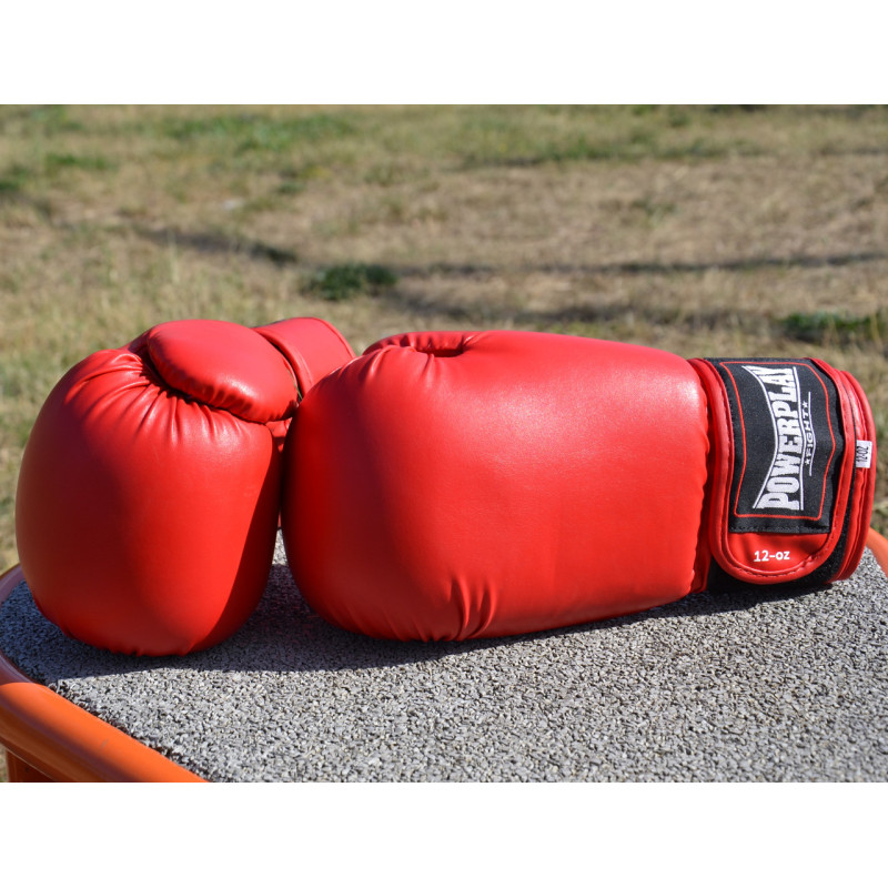 Боксерські рукавиці PowerPlay 3004 Classic Червоні 8 унцій