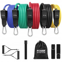 Набір трубчастих еспандерів Power System PS-4099 Total Expander Set 5шт. Набір трубчастих еспандерів Power System PS-4099 Total Expander Set 5шт.