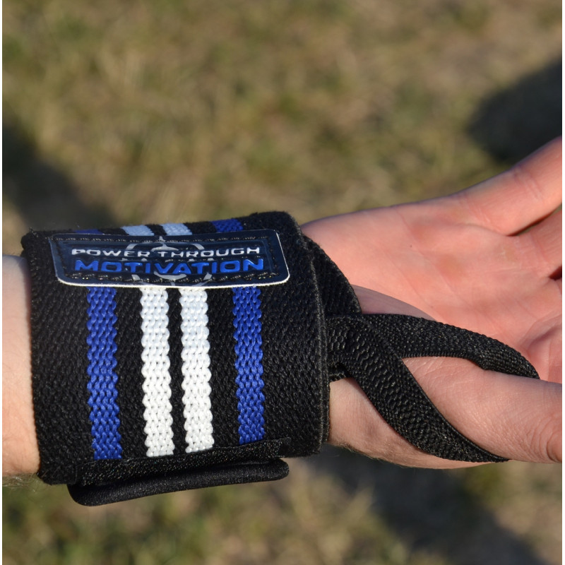 Кистьові бинти Power System PS-3500 Wrist Wraps Blue/Black