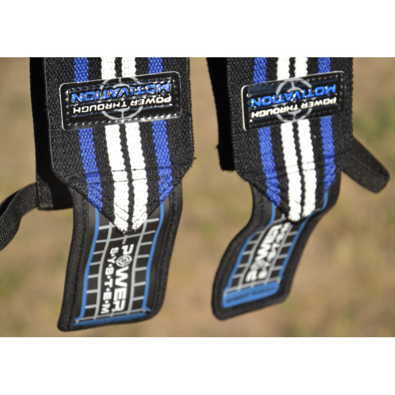 Кистьові бинти Power System PS-3500 Wrist Wraps Blue/Black