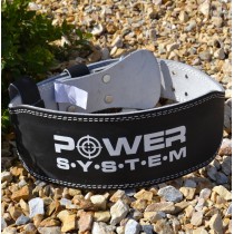 Пояс для важкої атлетики Power System PS-3250 Power Basic шкіряний Black XL