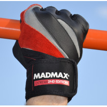Рукавички для фітнесу MadMax MFG-568 Extreme 2nd edition Black/Red XXL Рукавички для фітнесу MadMax MFG-568 Extreme 2nd edition Black/Red XXL