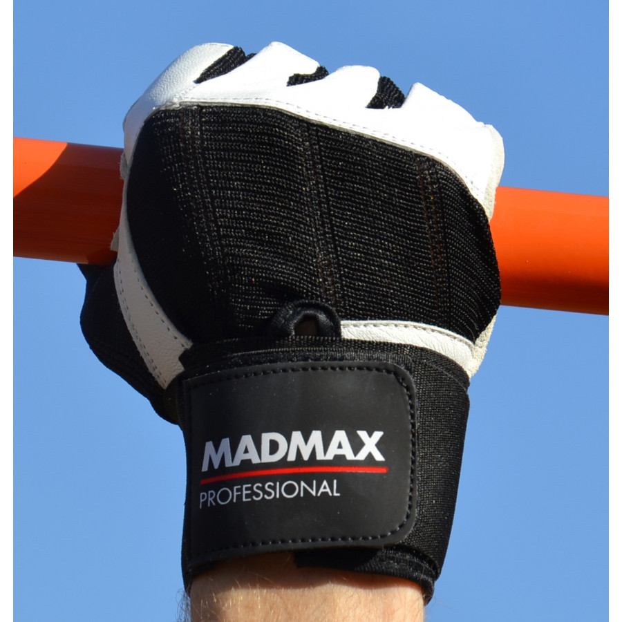 Рукавички для фітнесу MadMax MFG-269 Professional White XXL