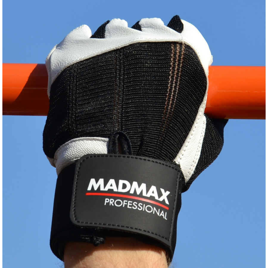 Рукавички для фітнесу MadMax MFG-269 Professional White XXL