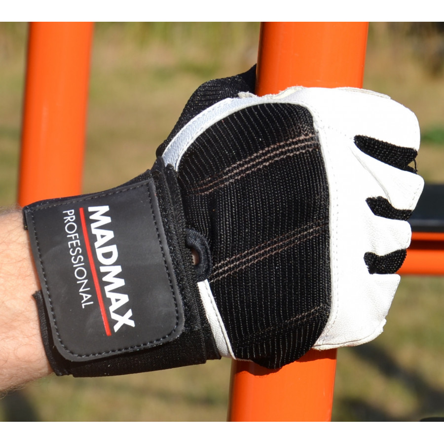 Рукавички для фітнесу MadMax MFG-269 Professional White XXL
