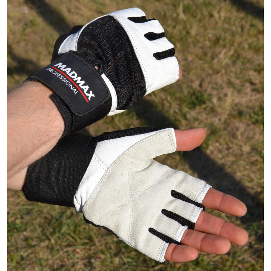 Рукавички для фітнесу MadMax MFG-269 Professional White XXL