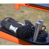 Скакалка швидкісна PowerPlay 4211 X ROPE з обтяжувачами (120г*2) Чорна (3м.) Скакалка швидкісна PowerPlay 4211 X ROPE з обтяжувачами (120г*2) Чорна (3м.)