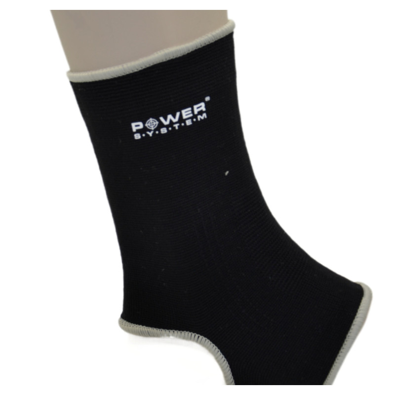 Бандажи на голеностоп Power System PS-6003 Ankle Support Black (пара), Размер M, Полиэстер, Чёрный 