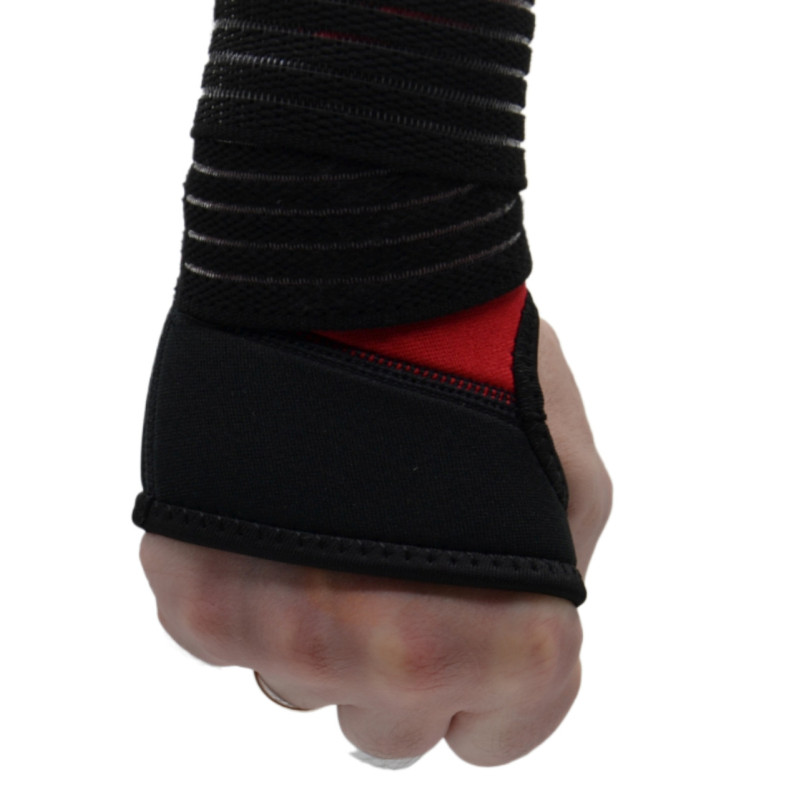 Бандаж на зап'ястя Power System PS-6010 NEO Wrist Support Black L/XL, One Size, Неопрен, Черно-красный