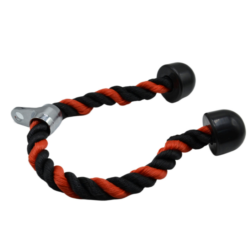 Канат для трицепса с двойным хватом Power System PS-4041 Triceps Rope Black/Red, Длина 70 см, Нейлон, Сталь, Черно-красный