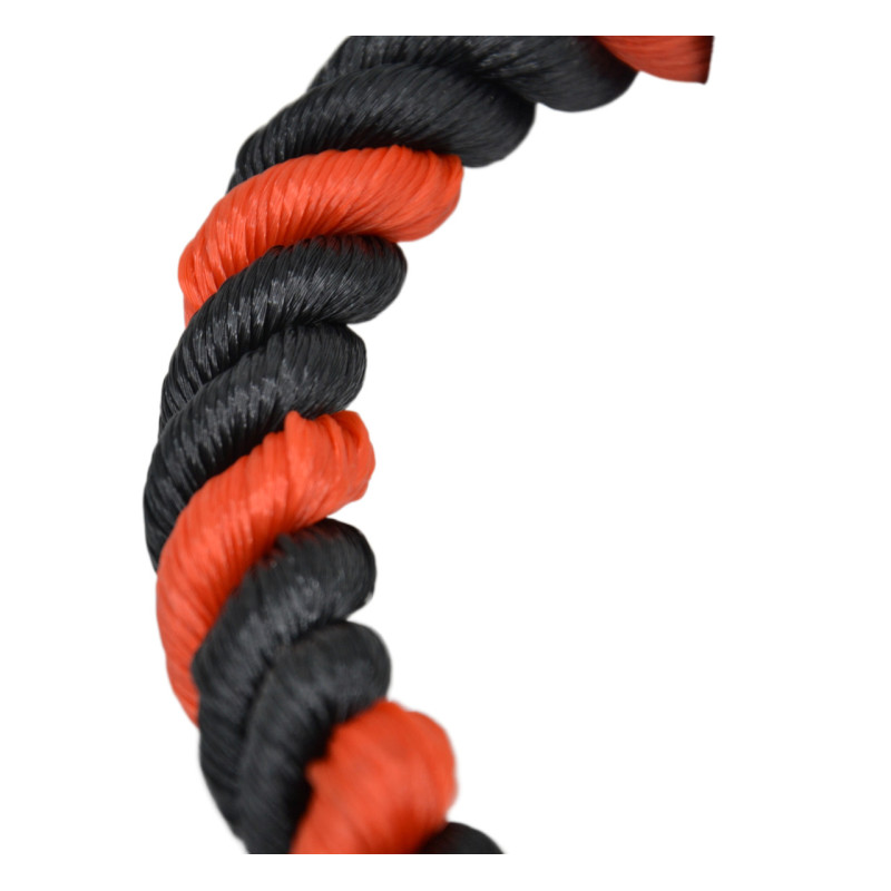 Канат для трицепса с двойным хватом Power System PS-4041 Triceps Rope Black/Red, Длина 70 см, Нейлон, Сталь, Черно-красный