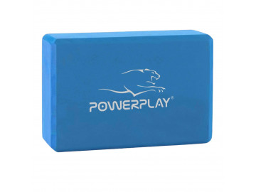 Блок для йоги PowerPlay 4006 Yoga Brick Синій