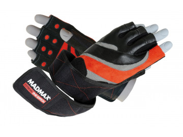 Рукавички для фітнесу MadMax MFG-568 Extreme 2nd edition Black/Red XXL