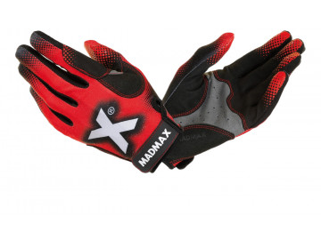 Рукавички для фітнесу MadMax MXG-101 X Gloves Black/Grey/Red S