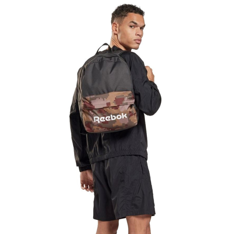 Спортивний рюкзак 24L Reebok Act Core сірий з коричневим