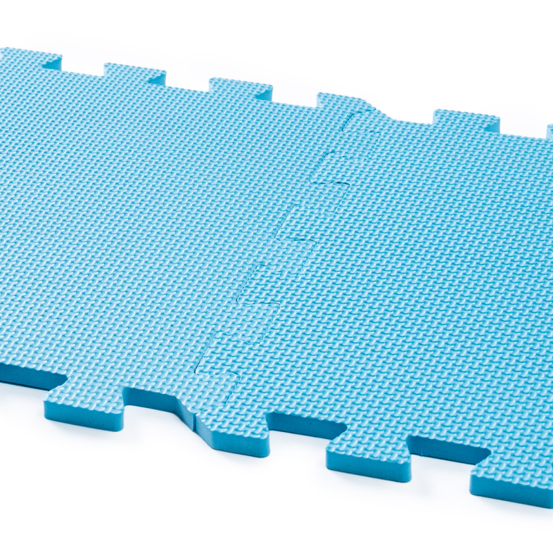 Мат-пазл детский WCG EVA 30х30х1см - 10 частей голубой